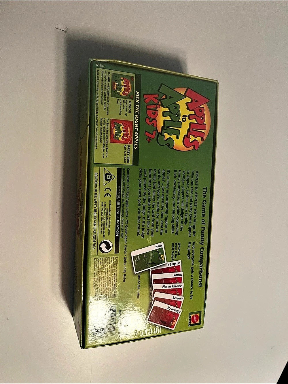 Mattel Apples to Apples Kids Card Game - Picture 3 of 3